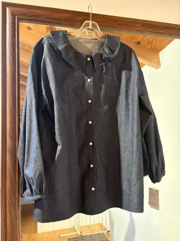 all of me 인디고 셔츠 새상품