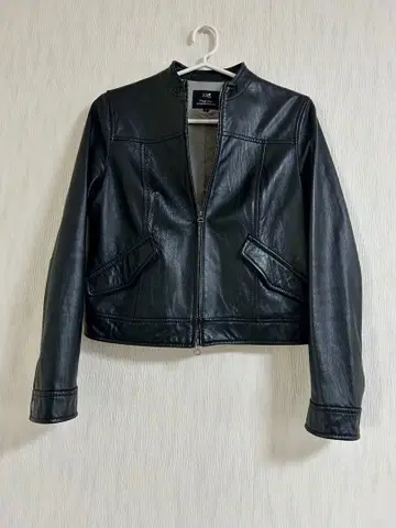 블랙 가죽 자켓 23구 사이즈 40