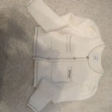 MARY QUANT 릴리 브라운 트위드 니트