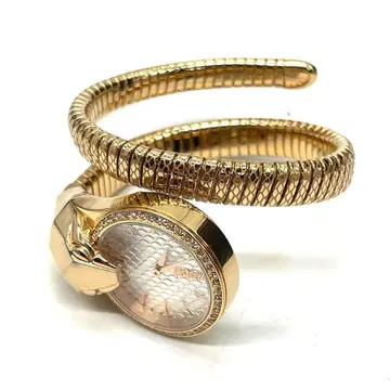 저스트 카발리 골드 스네이크 QZ 1L067 디자인 시계