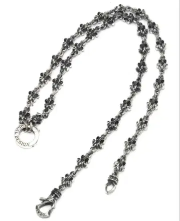 REAL DESIGN 실버 블레이드 릴리 체인(L)