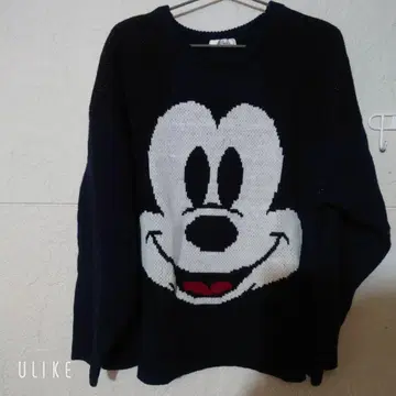 미키마우스 니트 스웨터 긴팔 4L
