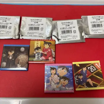 코난랜드 메모리얼 캔뱃지 에도가와 코난 유미란(모리 란)