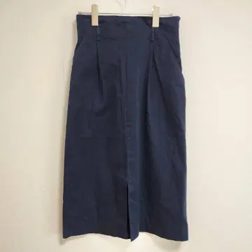 URBAN RESEARCH 타이트 스커트 S 네이비 슬릿 고급