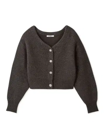 SNIDEL 비쥬 폭스 가디건