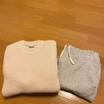 ZARA 남성용 니트, 팬츠 세트 판매