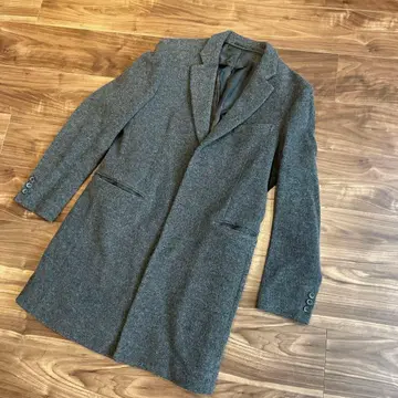 저널 스탠다드 다크 그레이 울 코트