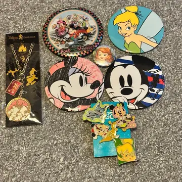 디즈니 캔뱃지 핀 배지 세트