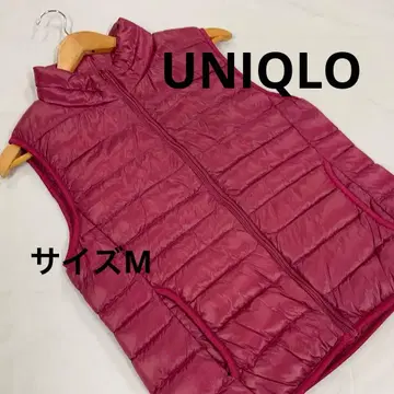 UNIQLO 울트라 라이트 다운 베스트 라즈베리 M #3101