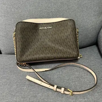 MICHAEL KORS 숄더백 브라운/핑크