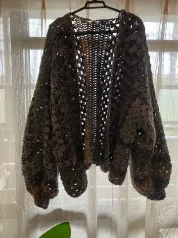 헥사곤 가디건 시에나