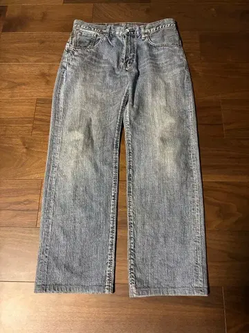 EDWIN 505 스트레이트 데님 30 x 33 블루