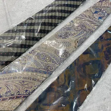 새상품 Yumi Katsura 가쓰라 유미 빈티지 넥타이 3개 세트