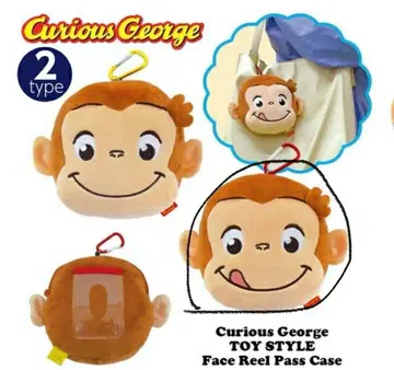 호기심 많은 조지 페이스 릴 패스 케이스