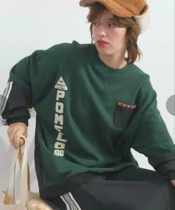 limeinc 라임 잉크 이소재 라인 테이프 풀오버 트레이닝복