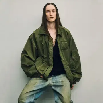 ssstein 바이오 워싱 나일론 파이트 재킷