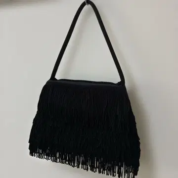 레어 새상품급 시빌라 Sybilla 프린지 파티 백 결혼식 성인식