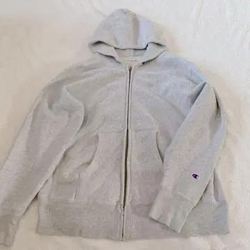 챔피언 리버스 위브 지퍼 후드티 XL 그레이
