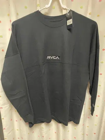 [미사용 새상품] RVCA 박스 로고 롱 T