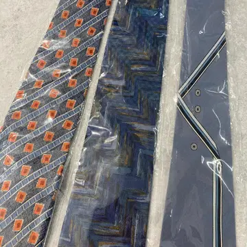 새상품 빈티지 넥타이 3개 세트 블루 계열