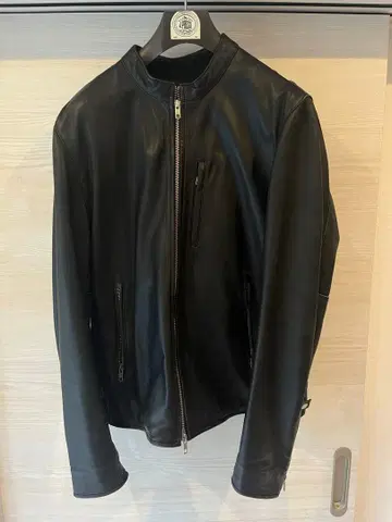 블랙 가죽 싱글 라이더 자켓 양가죽 저널 스탠다드