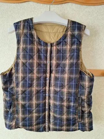 레스피기 리버서블 퀼팅 다운 베스트