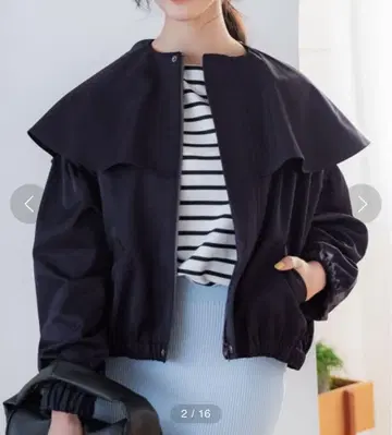 coca (coca) 빅 칼라 블루종