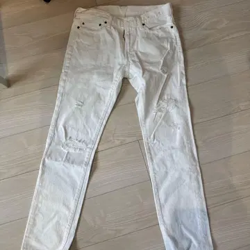 아바클로 화이트 30 사이즈 남성 바지