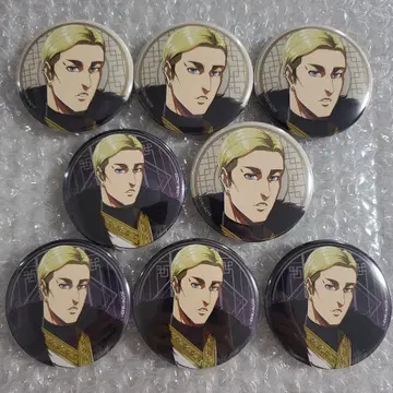 진격의 거인 찬란한 국화 진격반점 트리 빌리지 캔뱃지 엘빈 8개