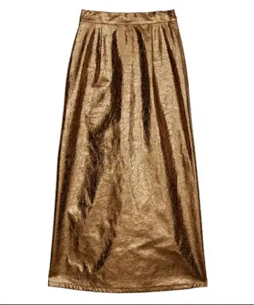 Ameri UND CRACKED METALLIC TIGHT SKIRT