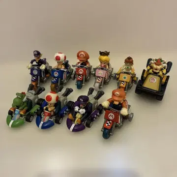 마리오 카트 미니카 10대 세트 마리오