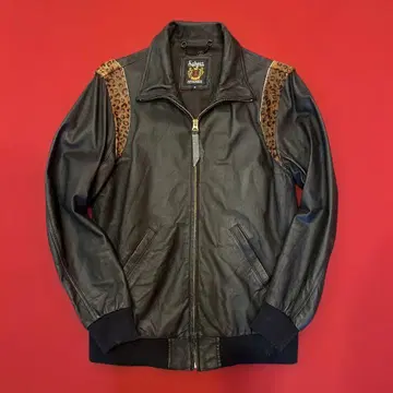 S 사이즈 Schott 쇼트 가죽 자켓 라이더 구제 의류 USED