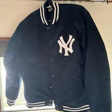 Yankees 바시티 자켓 네이비