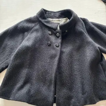 Kaon 알파카 큐프라 판초 코트 M