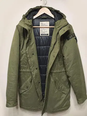 리플레이 모즈 코트 카키 S