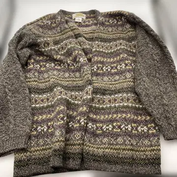 Millar 거울 라무스울 알파카 혼방 가디건