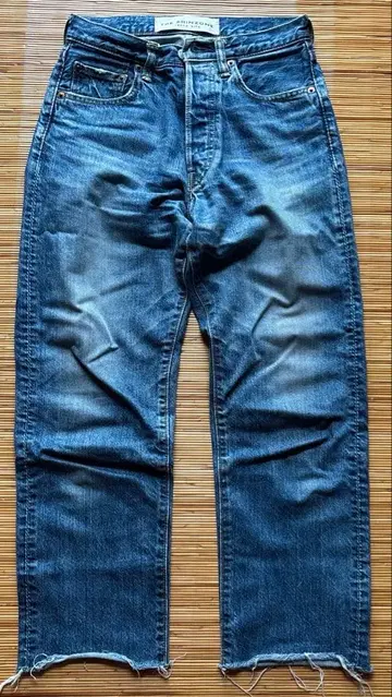 THE SHINZONE 스트레이트 데님 블루