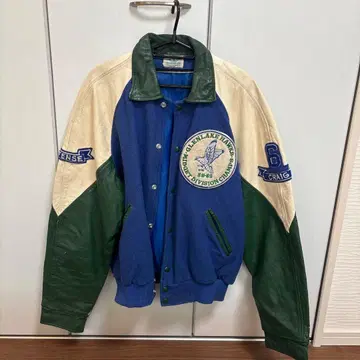 가죽 바시티 자켓 GLENLAKE HAWKS Canada