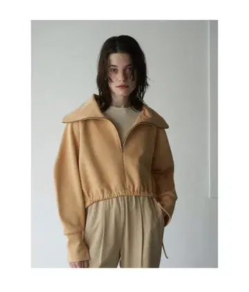 새상품급 CLANE 하프 집 쇼트 탑스