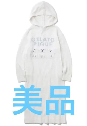 젤라또피케 후드 부착 롱 원피스