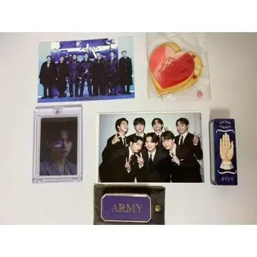 BTS PROOF 사전녹화 엠카 태태 포토카드 가족사진 립 핸드크림