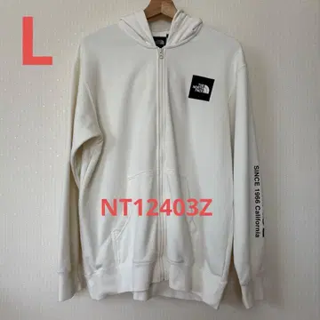 THE NORTH FACE 후드티 화이트 남성용 L