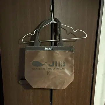 JIB 리치 브라운 한정판 토트백 S 사이즈 K 로고