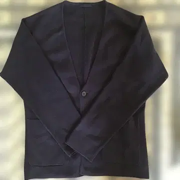 라코스테 밀라노 리브 니트 가디건 재킷 네이비 US:M 일본:L