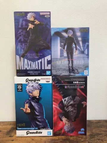 주술회전 고죠 사토루 피규어 4체 세트