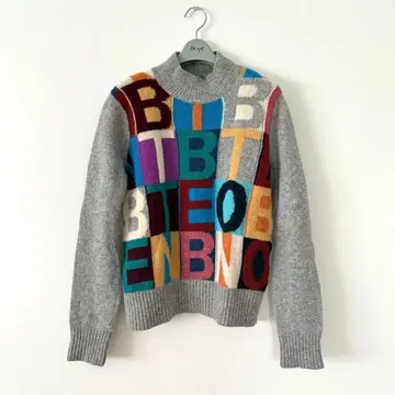 월말 특가 새상품급 00s 베네통 니트 L 하이넥 아카이브