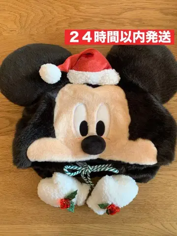 택 포함 새상품 미키 크리스마스 팬캡 디즈니 2025