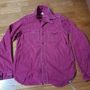 DOUBLE DIAMOND 빨간색 긴팔 셔츠 더, 리얼 맥코이