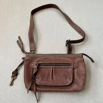 Fossil 브라운 가죽 숄더백