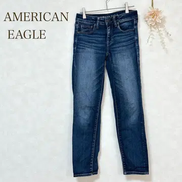 [ AMERICAN EAGLE ] 스키니 데님 인디고 블루 캐주얼